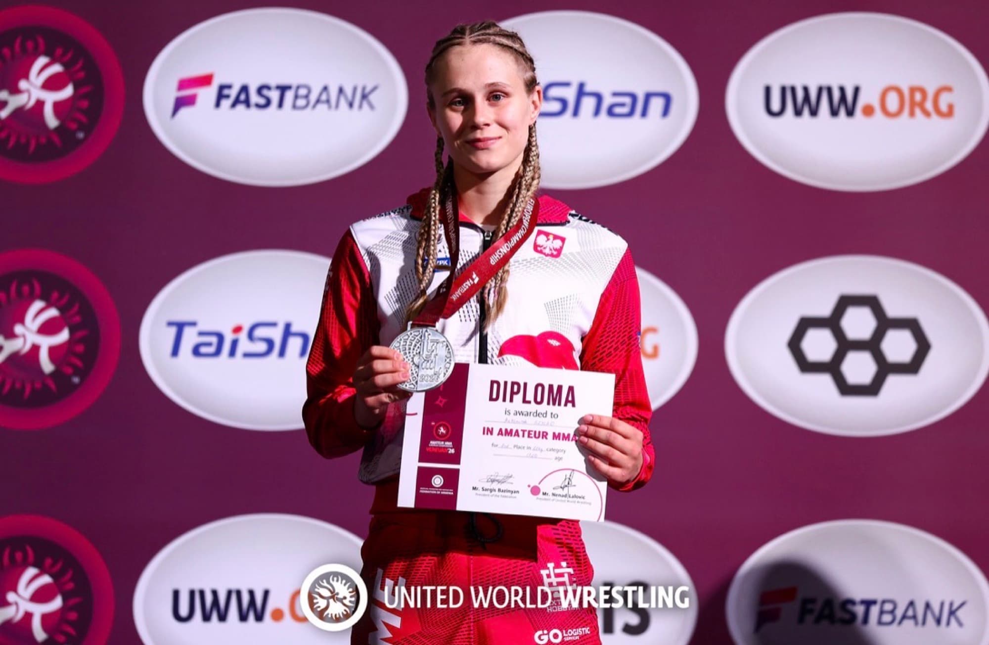 Antonina Szyłko na podium